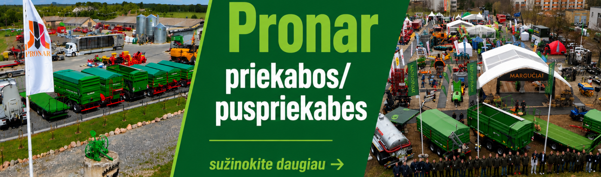 Pronar priekabos/puspriekabės